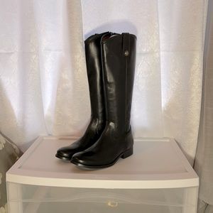 Frye Melissa Boots Black NWT Size 8